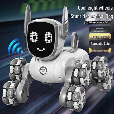 Smart Voice-Controlled Robot Dog Toy - Remote Controlled Electronic Pet Gift for Kids