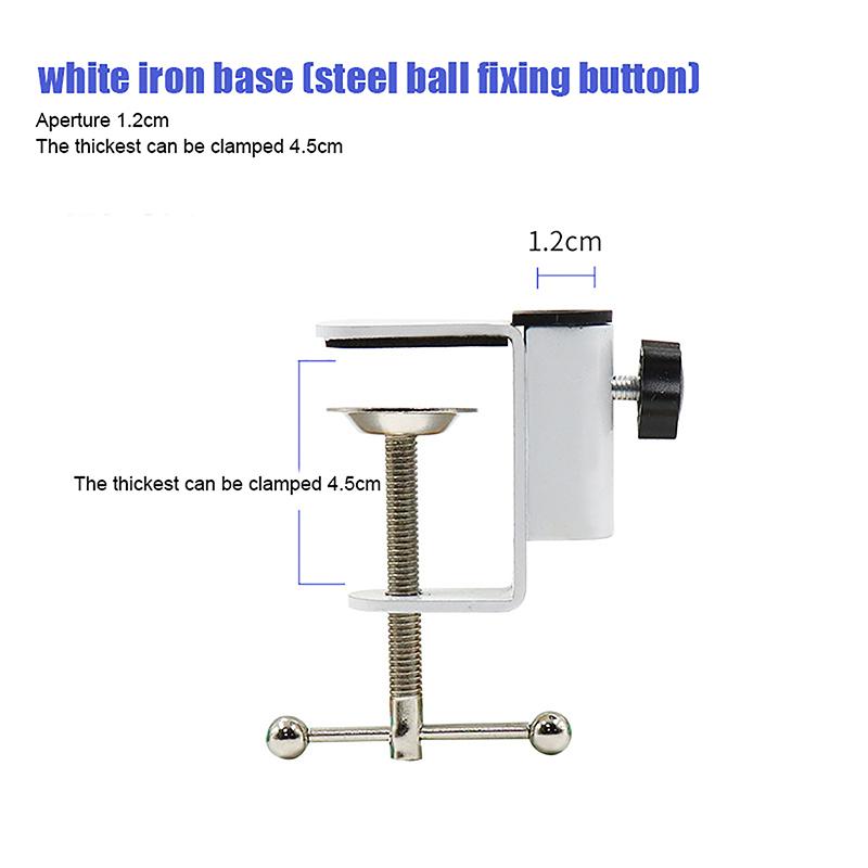 Universal Bracket Clamp DIY Fixed Metal Clip Fittings Screw Camera Holder Stand Mount For Broadcast Microphone Desk Lamp Clamp