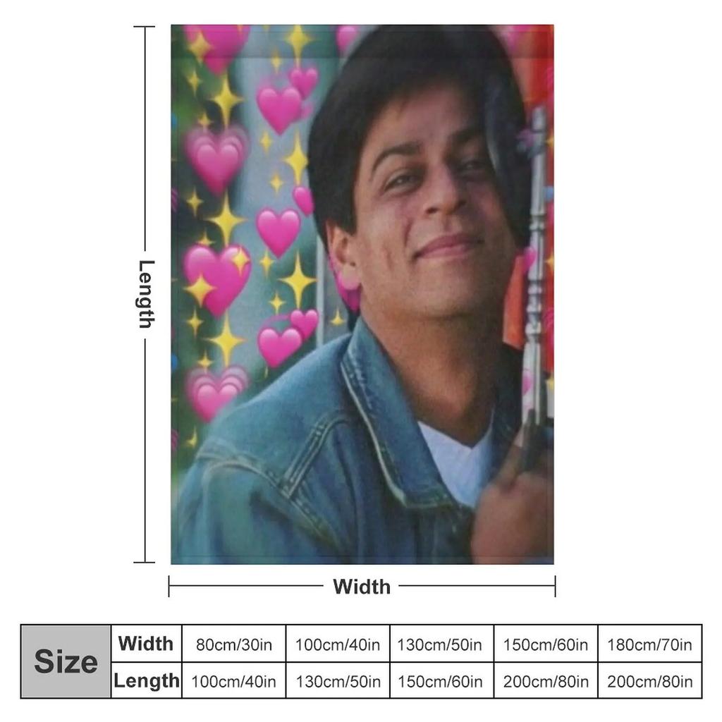 shahrukh khan Throw Blanket Loose Blanket Blanket Sofa