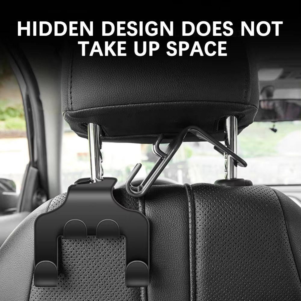 1/3Pcs Double Head Car Seat Headrest Hook Universal Vehicle Holder Car Interior Accessories