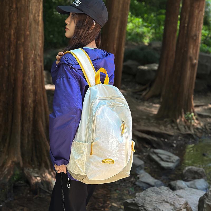 School Bag Versatile Large Capacity Couple Leisure Simple Travel Commute Light Sports Outdoor Mountaineering Bag