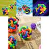 Pelota de Goma Colorida Juguete para Gato Mascota con Cascabel Pequeño para Ejercicio Interactivo Divertido