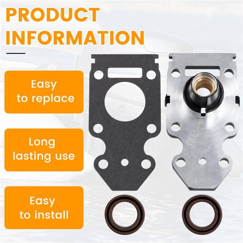 Authentic 63V-45331-00-5B Housing, Bearing For 9.9HP 15HP With Bush 90381-14020 Oil Seal 93101-20048 Gasket 63V-45315-A0