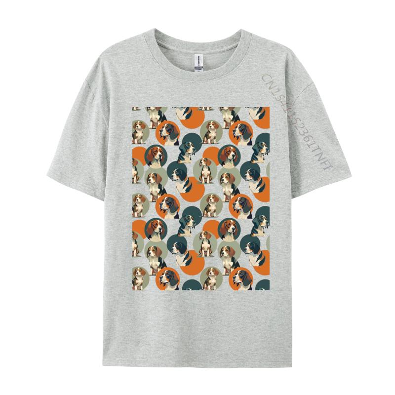 Beagle Dog Tshirt Funny Adult Tee Premium Cotton Young TShirt Classic TShirt Hiphop Streetwear Basic S