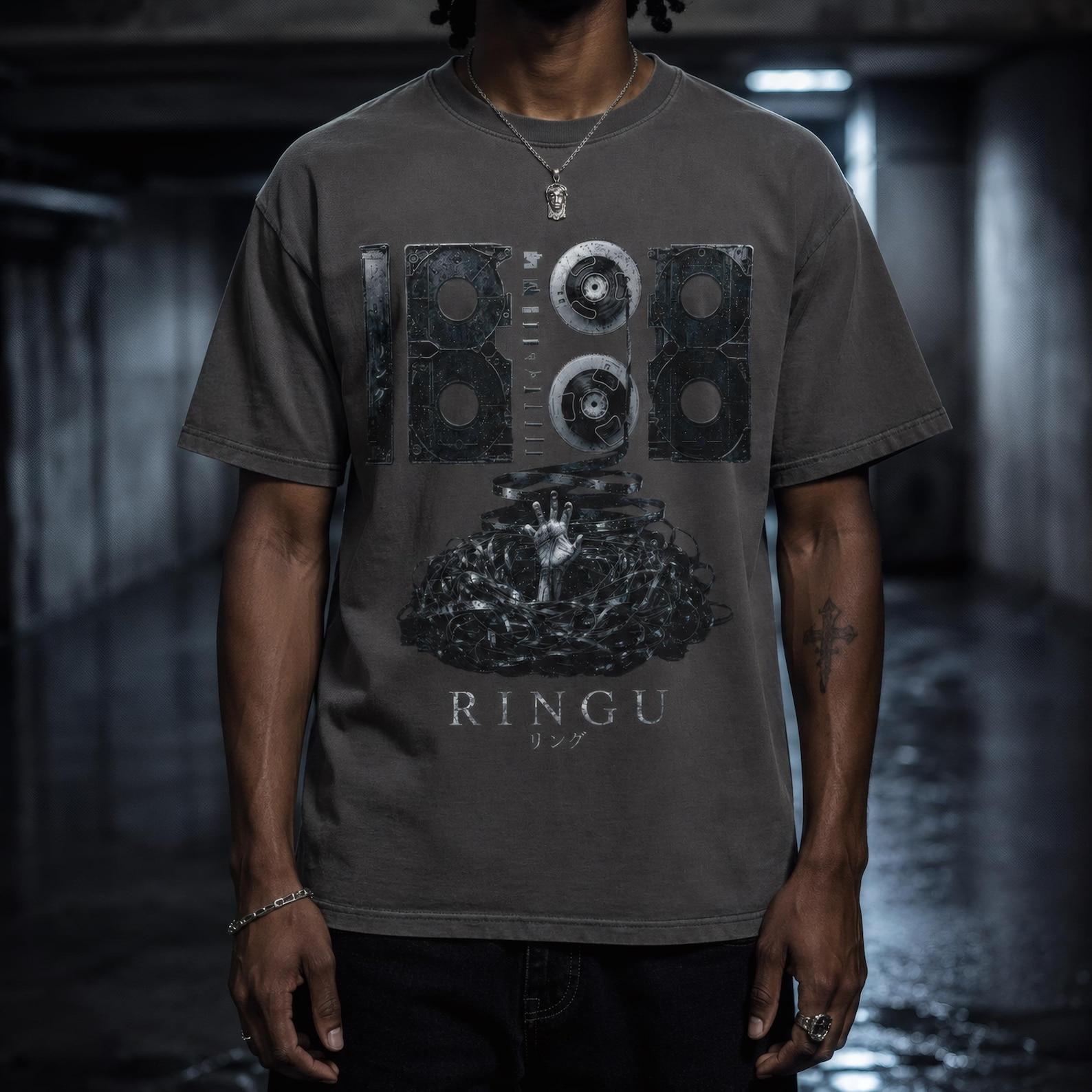 The Ring Shirt, Ringu Tee, Japanese Horror Movie Cotton TShirt S