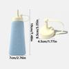 Transparent Condiment Squeeze Bottle Leakproof Design Silicone Split Bottle  Salad Dressing