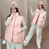 New Cotton Vest Versatile Autumn and Winter Style Fashionable Korean Loose Women's Vest Vest Vest Jacket