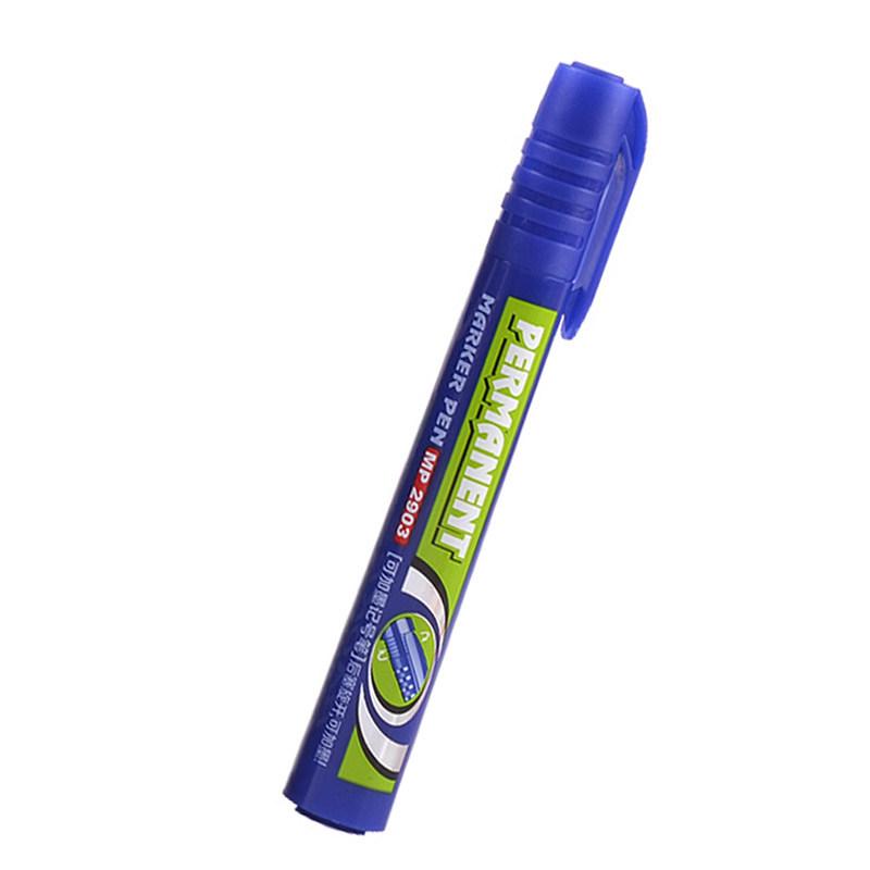 

Refillable Large-Capacity Oil-Based Markers - Black, Blue, Red with Bold Tip синий