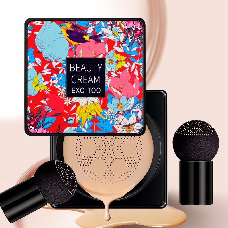 Testa a fungo Cuscino d'aria CC Cream Fondotinta idratante Fondotinta idratante naturale permeabile all'aria Trucco BB Cream Cosmetici coreani
