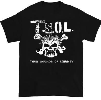 New Popular T.S.O.L. Band True Sounds of Liberty  Full Size S-5XL Unisex T-Shirt