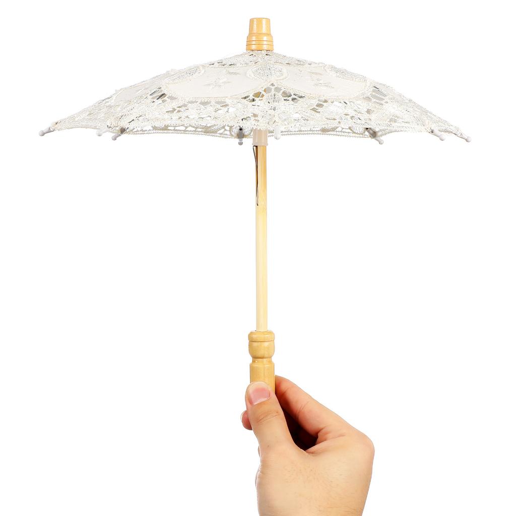 Umbrella Fancy Parasol Prop Ladies Lace Wedding Props Vintage Umbrellas Decorative Small