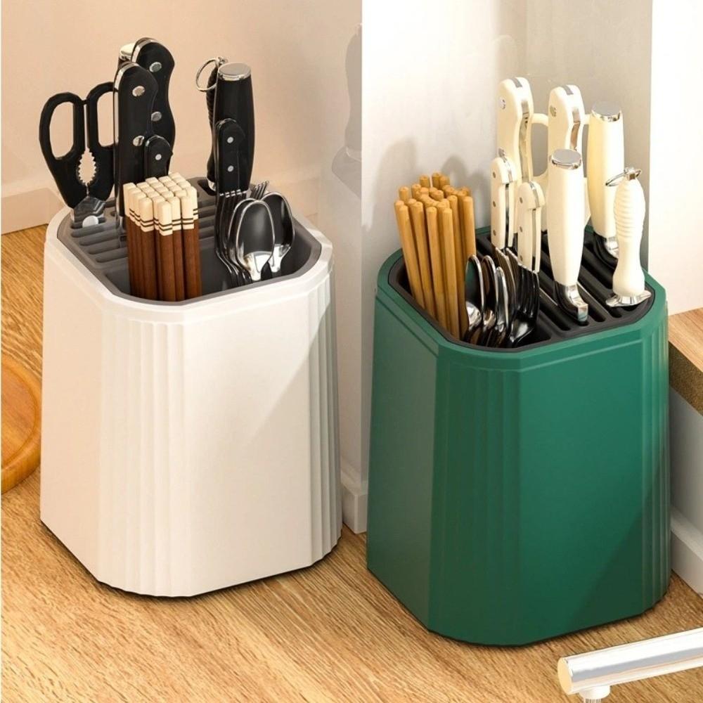 Practical Multi-Function Kitchen Storage Rack Rotating Space-saving Utensils Organizer Kitchen Storage Shelf Chopsticks