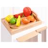 Wooden Vegetable Fruit Playset Kids Magnetic Cutting Hand Eye Coordination