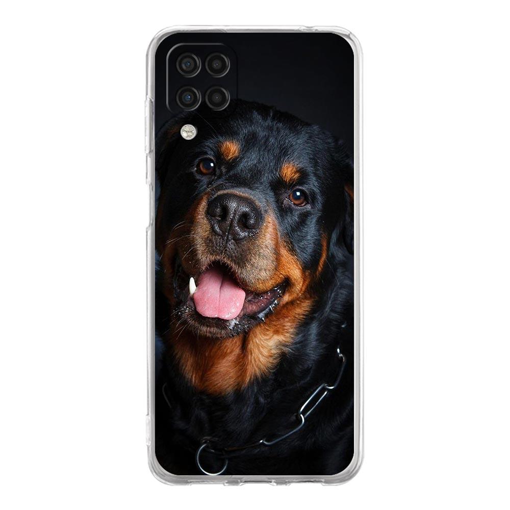 Rottweiler Dog Phone Case For Samsung Galaxy A51 A71 A21S A12 A11 A31 A41 A01 A03S A22 A13 A33 A73 A53 A52 A32 5G A23 Soft Cover