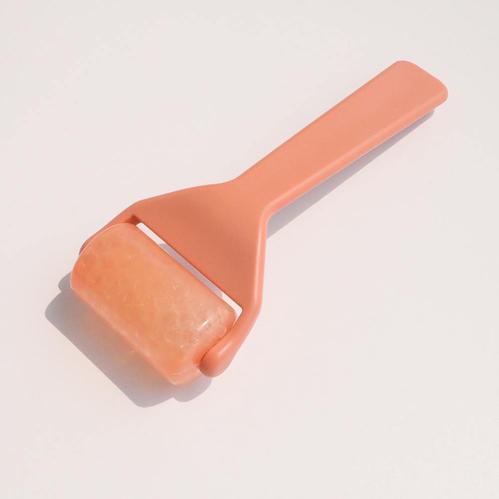 Maseur cu role de gheață translucid pentru față și piele