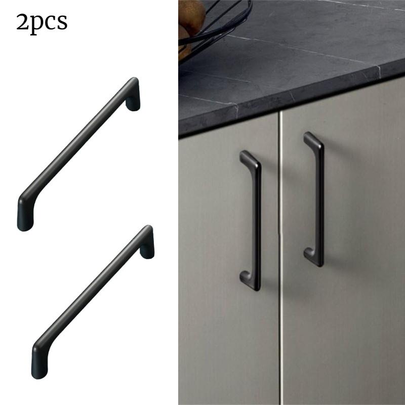 2pcs 128 Solid Zinc Alloy Cabinet Handles Solid Drawer Knobs Kitchen Cupboard Door Pulls Furniture Handle Cabinet Hardware