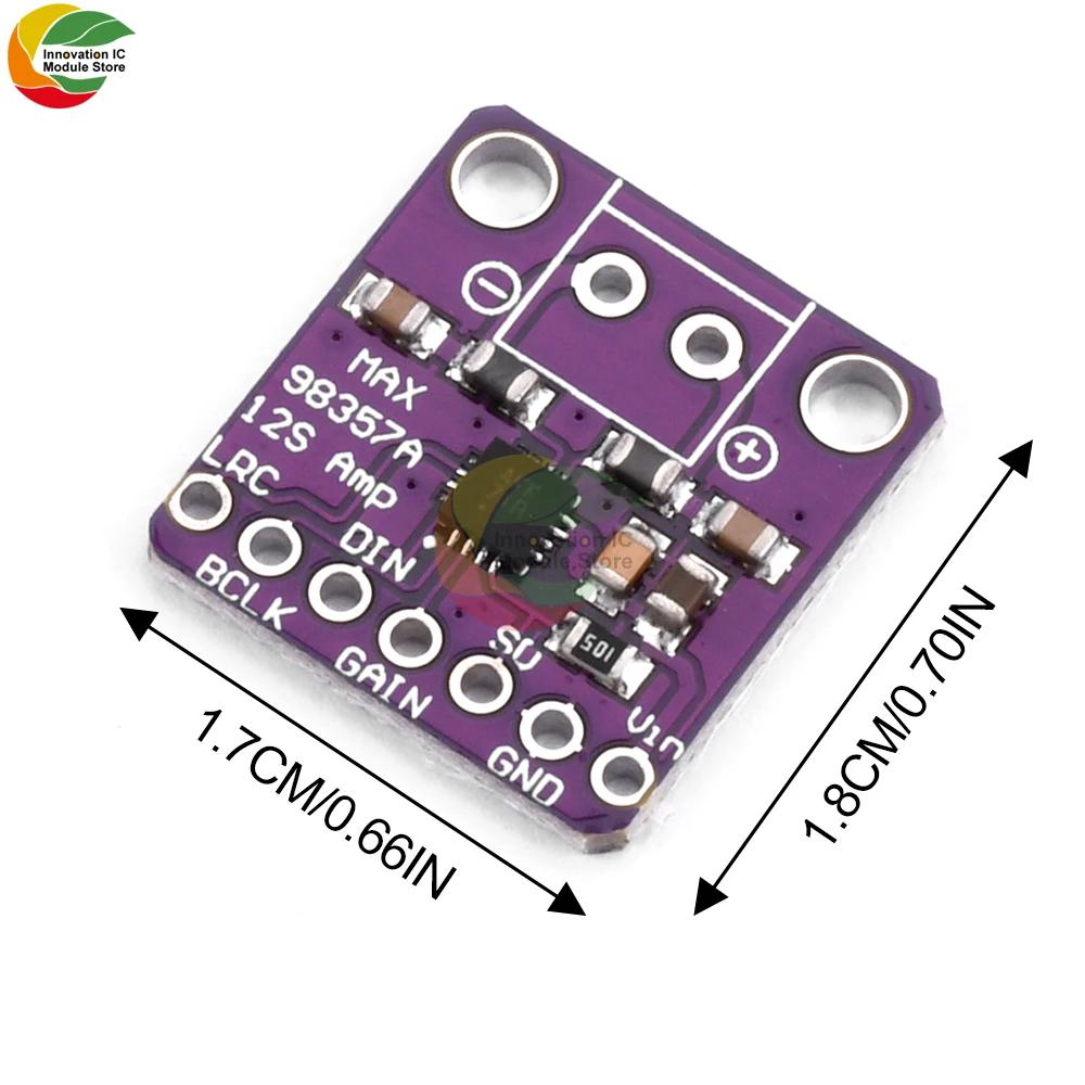 Hochwertiges MAX98357 MAX98357A I2S 3W Klasse-D-Verstärker Breakout-Interface I2S DAC-Decoder für Raspberry Pi Esp32