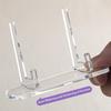 Acrylic Display Stand,Plate Stand for Display Easels Stand Display Holders for Card,Frame,Picture,Magazine,Book Phone