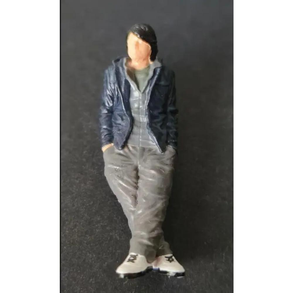 Painted Miniatures 1/64 Paul Walker Gal Gadot Vin Diesel Mini Scene Props Doll Figures Model Cars Vehicles Cars Toys Gift