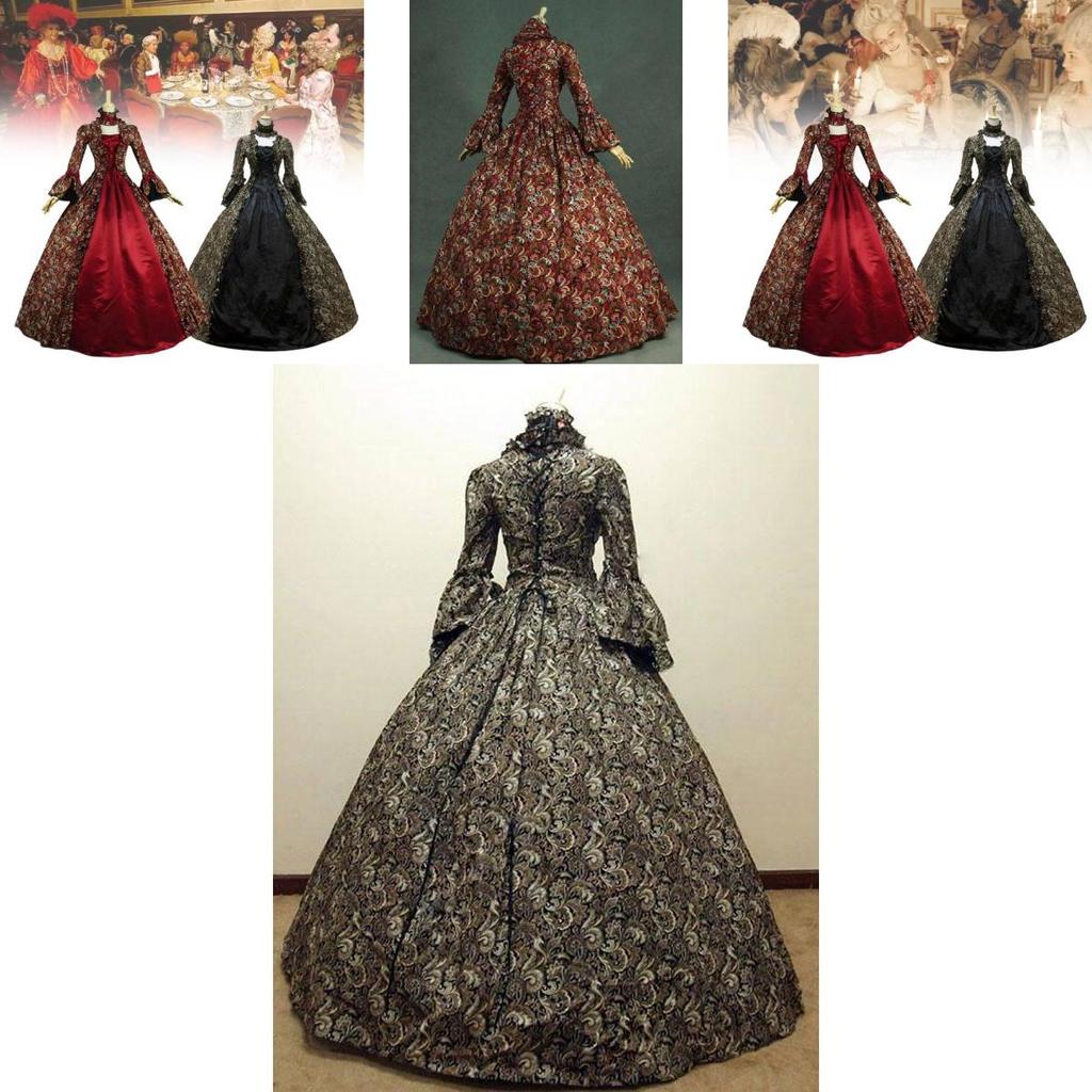 Stunning Victorian Style Party Dress For Women In Multiple Vibrant Colors