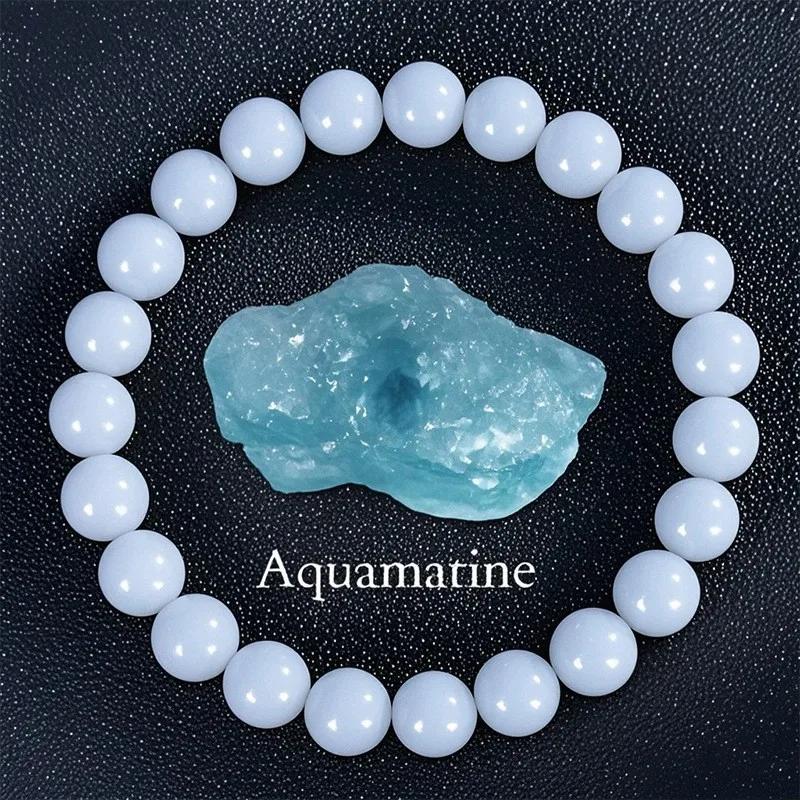 Amethyst Bracelet Crystal Stone Beads for Women Jewelry Accessory