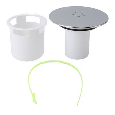 Desagüe de Piso de Ducha Multiusos Moderno Elegante a Prueba de Olores Desagüe de Piso de Baño con Recogepelo para Baño