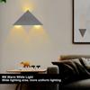 Modern Triangular Wall Light 9W 85-265V LED Wall Sconce Warm White Light CRI 80 Wall Lamp Hallway