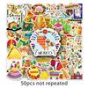 50 Mexico Travel Stickers: Waterproof Cartoon Decorations for Laptops & Journals