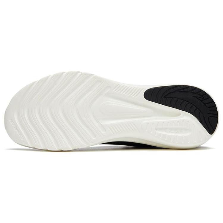 New Anta Running Collection Anti Slip Wear Resistant Low Top Casual Running Shoes Men's Black 112325575-1