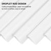 10Pcs Easy-Use Plastic Slide Binders Binding Bars for School Office Home Transparent File Organization Loose Leaf Bookbinding