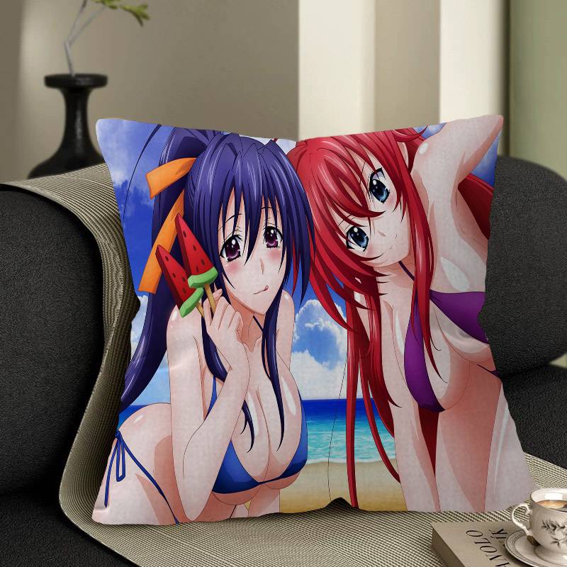 Cartoon High School DxD Cushion Cover Pillow Cover Decor Pillowcase Printed Cushion Case for Couch