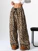 Leopardenmuster Weite Leggings - Europäischer und Amerikanischer Stil