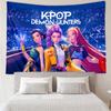 Kpop Hunter5 Tapestry for Bedroom Aesthetic Classroom Tapestries Wall Hanging for Living Room Dorm Office,Ideal Creative Gift