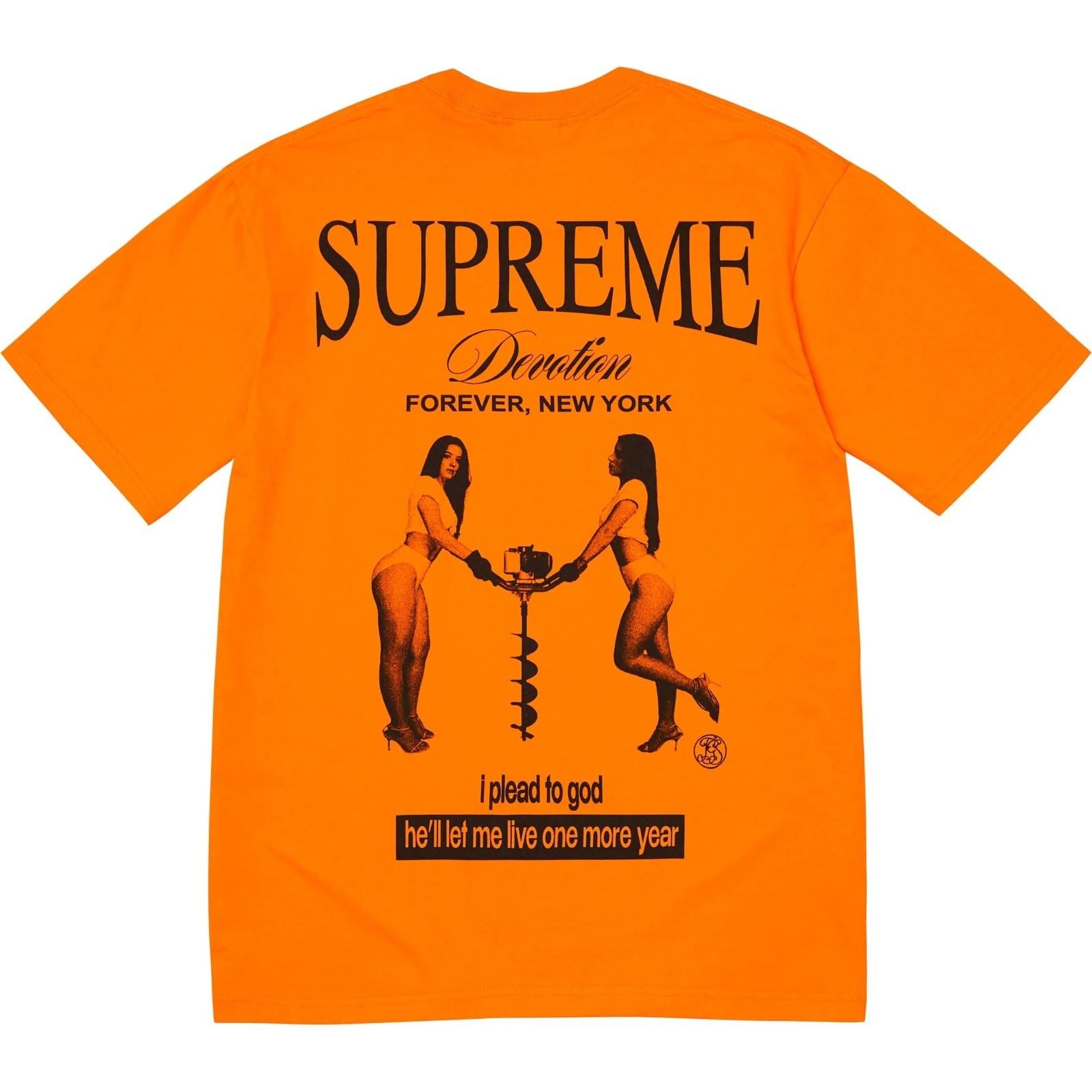 Supreme Devotion Tee Orange M