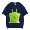 Funny Cat Meme T Shirts Unisexs Women Casual Cotton Vintage Tshirt Fashion Short Sleeve Oversized Harajuku Tshirts Streetwear