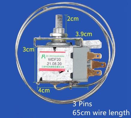 1pc Refrigerator Thermostat Refrigerator Parts Household Metal Temperature Controller WDF18 WDF19 WDF20 WDF29 WPF22 WPF22G