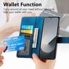 2 In 1 Magnetic Zipper Cards Solt Wallet Leather Phone Case for Samsung Galaxy Z Fold 8 Ultra 7 6 5 4 3 Wireless Charging Cover