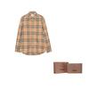 Burberry Men's Point Collar Check Long Sleeve Shirt 80208631