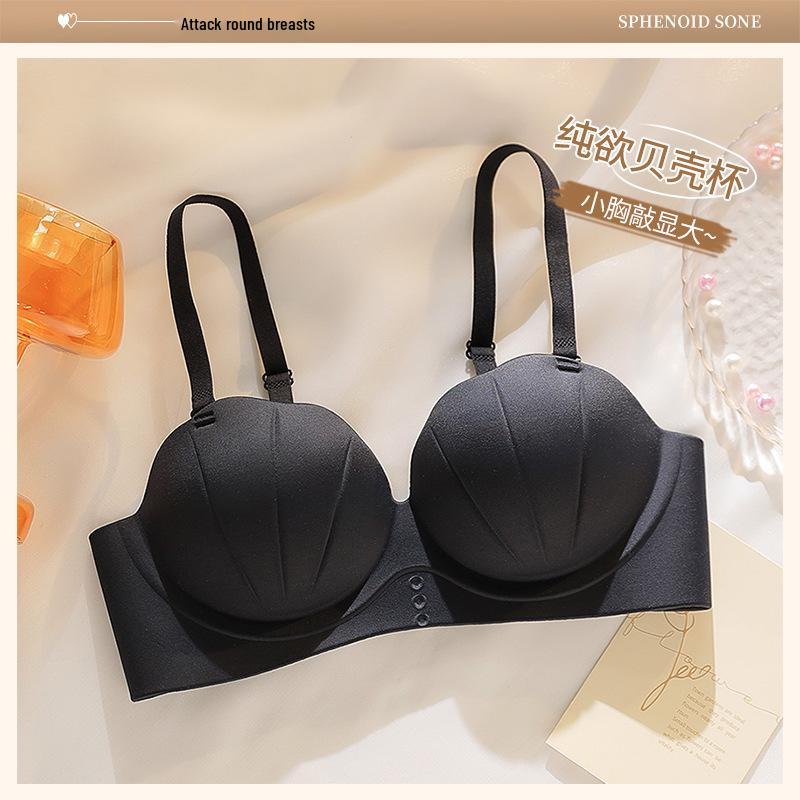 

Seamless Women s Uplift Bra: Supports, Lifts & Anti-Sagging Comfort 34/75AB чорний