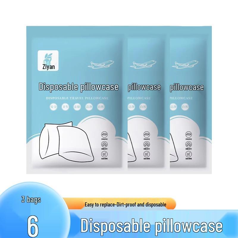 0.01 Angebot: Einweg Verdickter Reisekissenbezug Schmutzabweisende Hotel Schläferzubehör