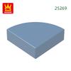884Pcs/Lot 25269 Tile Round 1x1 Quarter Block Moc Hue Accessories Compatible featuring Brick DIY Children's Plaything Stronge Box