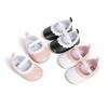 Baby Girl Princess Bow Lace Non-Slip Soft Leather Walking Shoes (0-1 Year)
