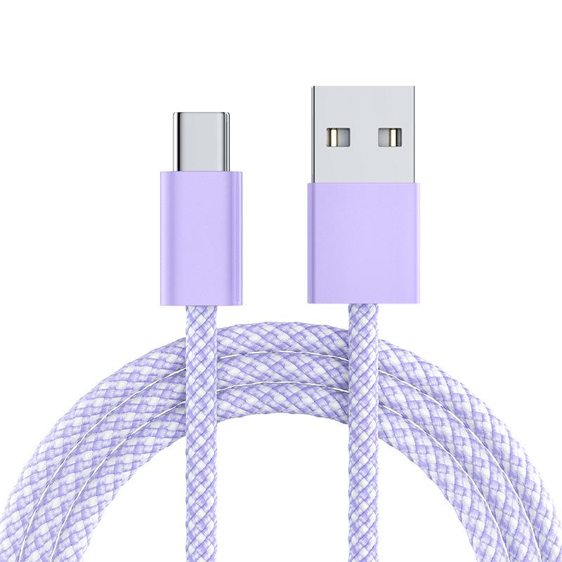 Macaron Color Type-C Data Cable for Apple 15/16, Samsung - Fast Charging USB Cable
