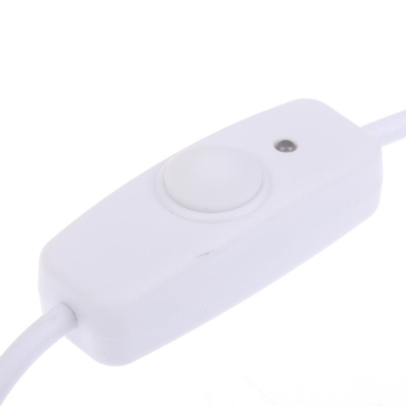1/3Pcs USB-C To Type C Power Supply Cord 5V2A Short USB C Extension Cable With ON Off Switch For USB Fan LED Strips Desk Lamp