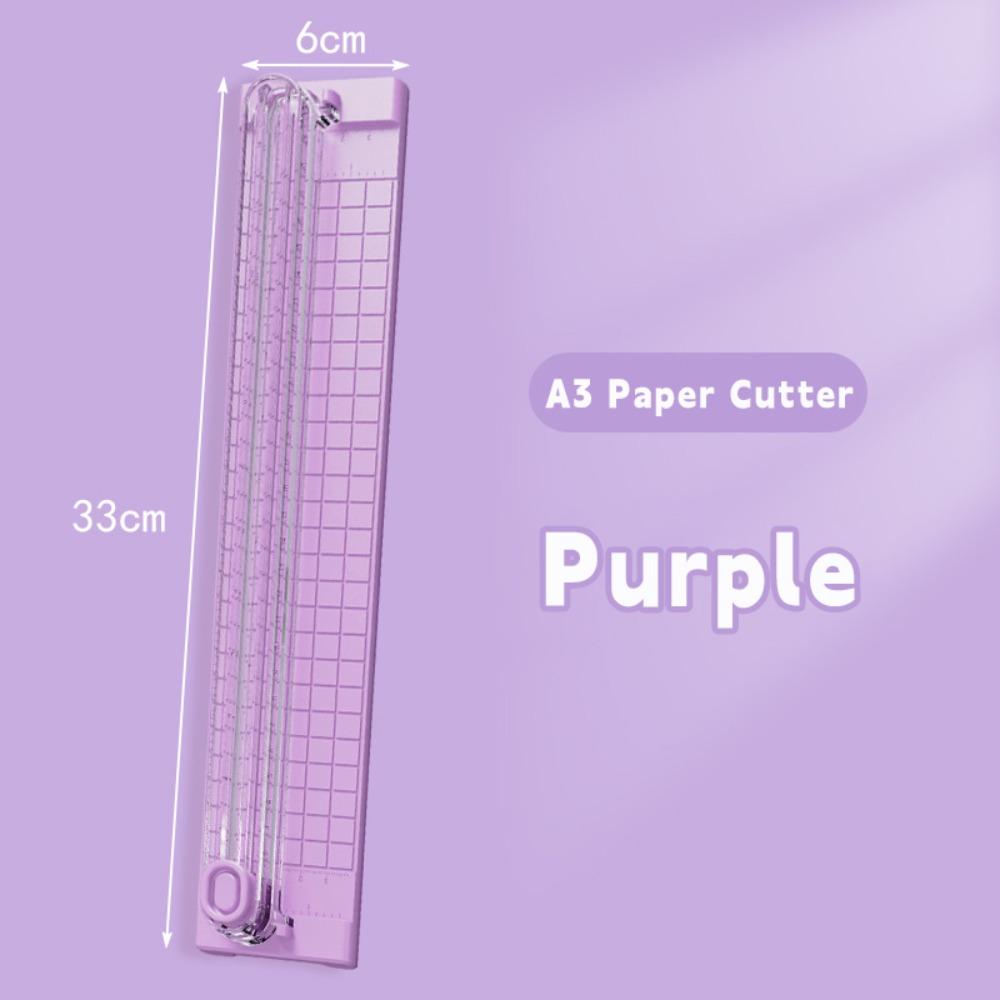 A3/A4 Paper Cutting Paper Cutter Bidirectional with Pull-out Ruler Paper Cutting Machine Portable Paper Trimmer School Office