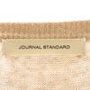 JOURNAL STANDARD Made in Japan Linen Short sleeve knit L Beige Men's Used