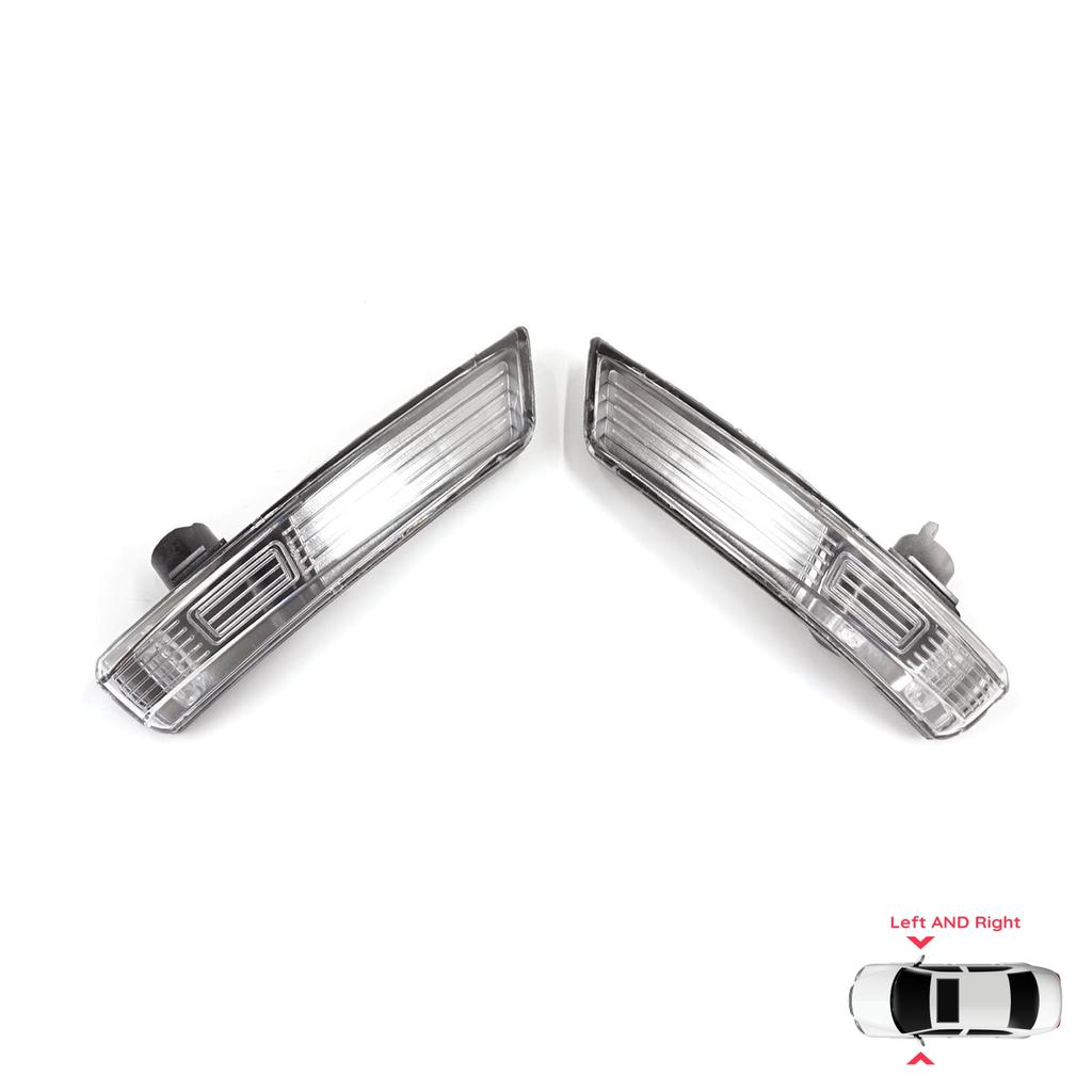 BSP1242 Side Door Wing Mirror White Clear Indicator Lamp Lens Left Right for Ford Focus 2007-2020 Mondeo MK4 2007-2015 1872845 1872847 