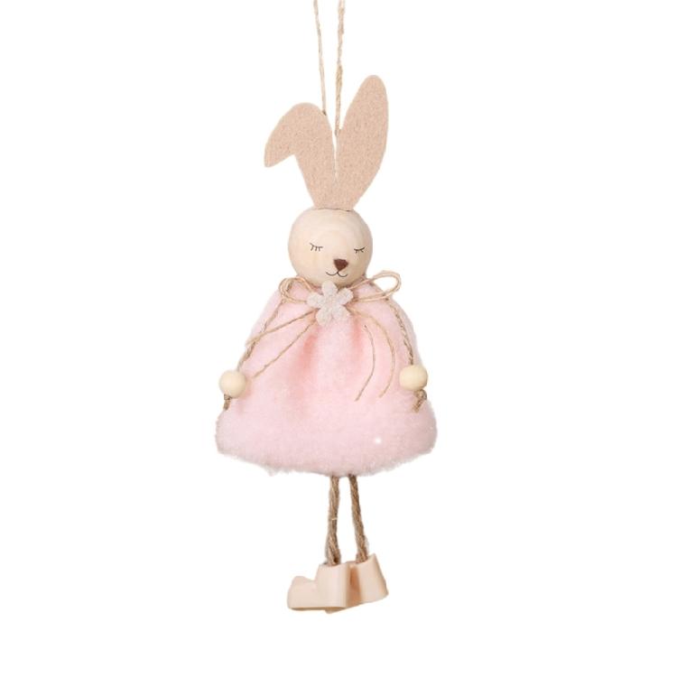 Handmade Plush Rabbits Hanging Ornament Party Centerpieces For Home Party Decoration Spring Fall Festival Celebration
