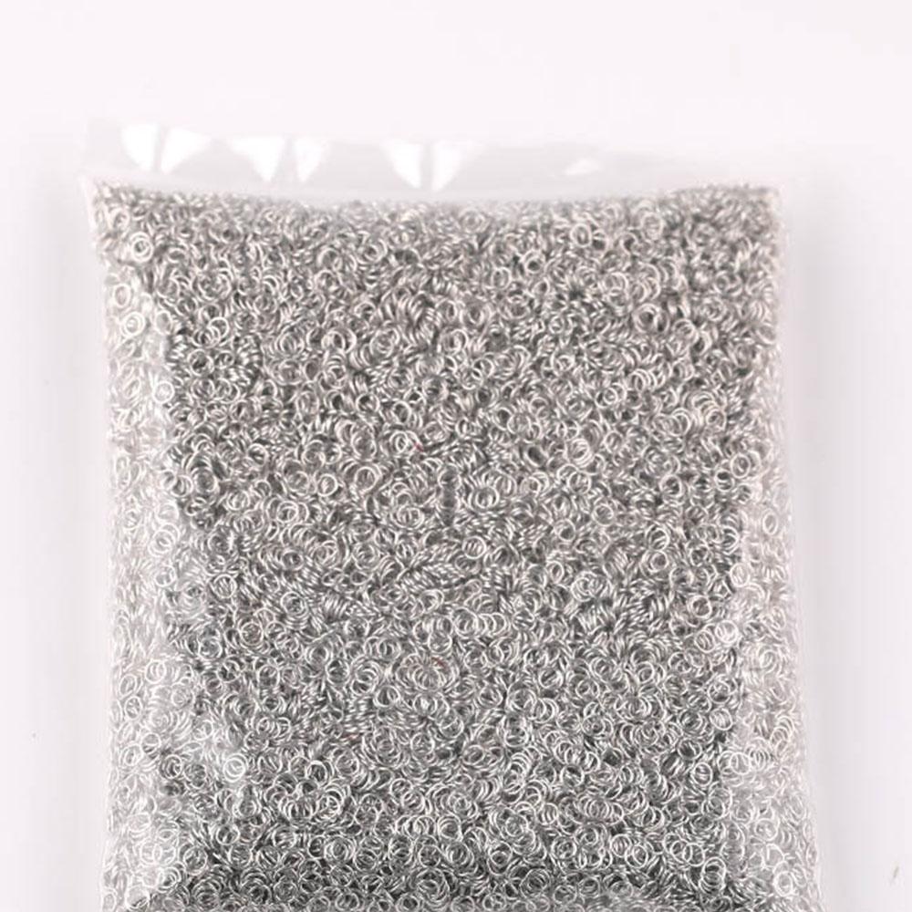 400pcs Metal DIY Jewelry Accessories Open Ring Single Circle Necklace Bracelet Pendant Clasp Material 05*3MM for Craft Making