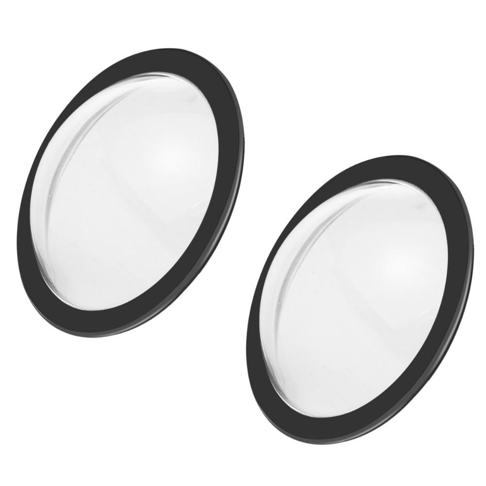 1 Set Car Front Bumper Camera Lens Guard Protective Cover Kits For Tesla For Model Y/S/3 Lens PC Protection Cover Interior Mirrors 6